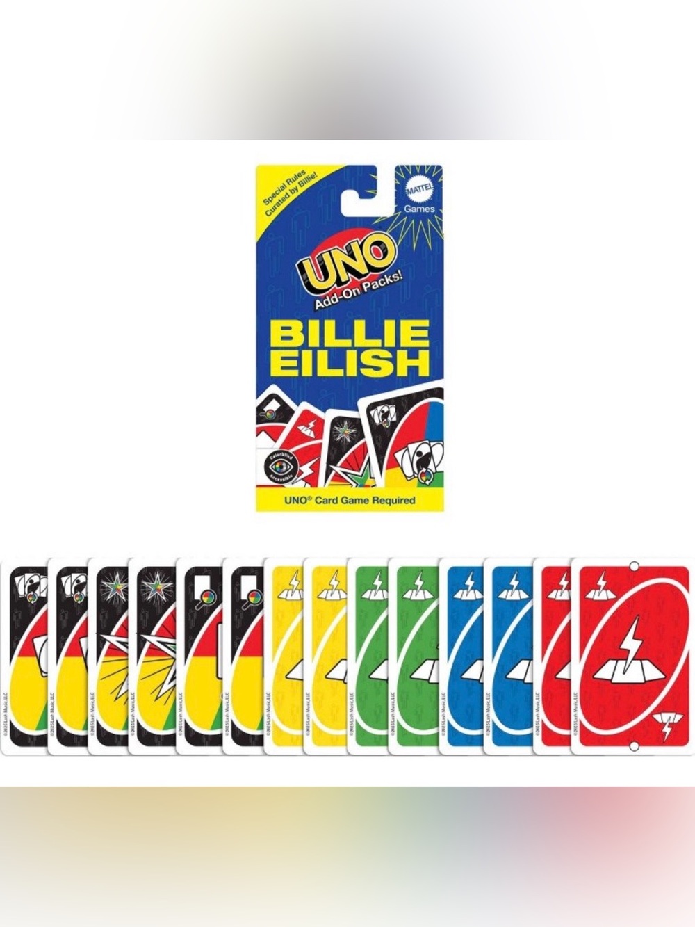 NWT UNO Billie Eilish Add-On Pack - Multicolor